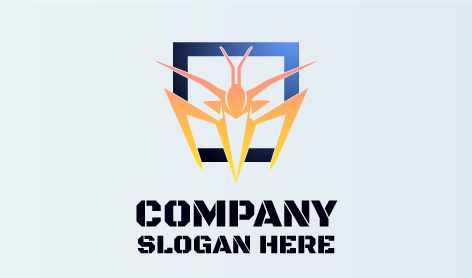 Logotipo De La Mosca Que Se Cierne Sobre La Ventana