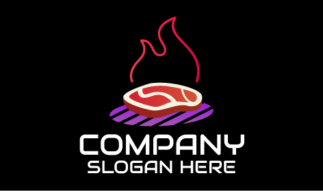 Logo Für Rindfleischstücke