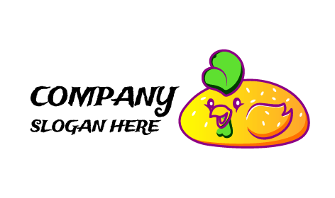 Logotipo De Comida De Patty De Frango