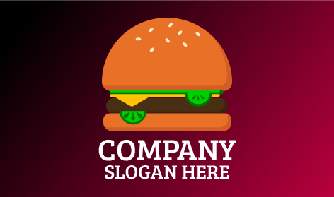 Logo Für Gurkenscheiben-Burger