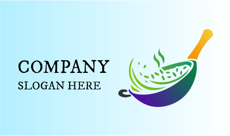 Logótipo De Fritar Alimentos Vegetais