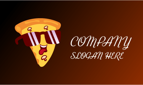 Logotipo De Pizza De Queijo Derretido