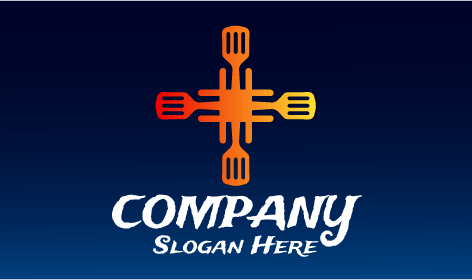 Logo De Banquet Alimentaire Orange