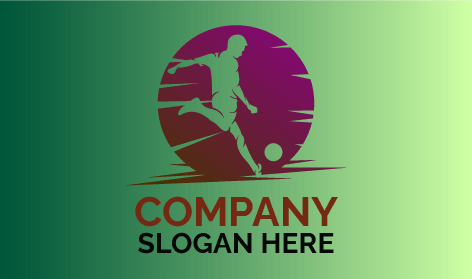 Logo Sepak Bola Pemain Melingkar