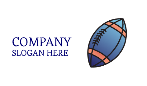 Logo Sepak Bola Latar Belakang Oranye Internasional