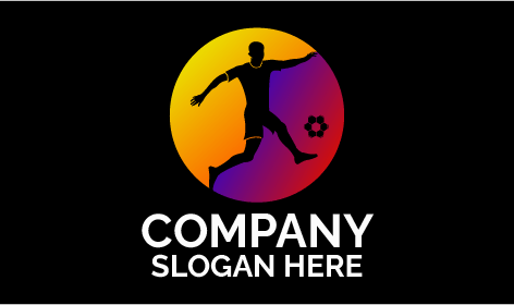 Logotipo De Concursante De Fútbol Profesional