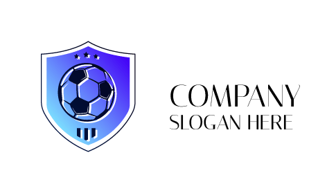 Logo De Football Starry Shield