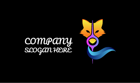 Logo Mit Schwarzäugigem Fuchs