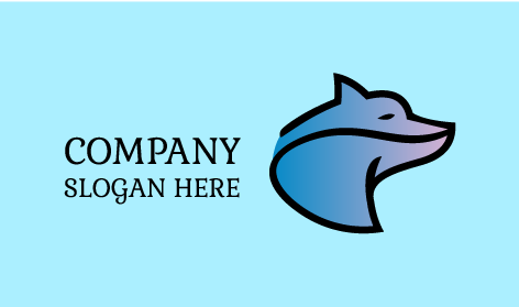 Logotipo De Raposa De Contorno Preto