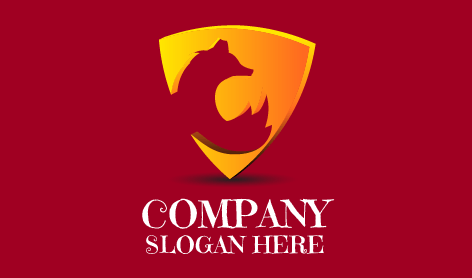 Logotipo Da Raposa Do Brasão De Honra