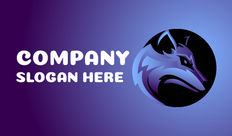 Logotipo Feroz Da Raposa Azul