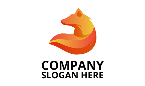 Logotipo De Raposa De Cauda Fofa