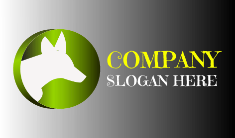 Logotipo Da Mascote Da Raposa Verde