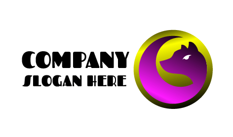 Logotipo Inovador da Raposa Roxa