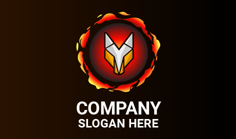 Logotipo Da Armadura Da Raposa De Ferro