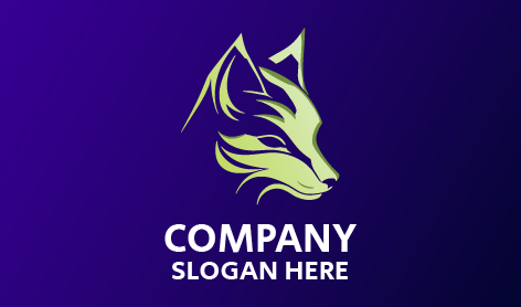 Logotipo Minimalista e Sereno da Raposa