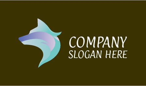 Logotipo De Cabeça De Raposa Pastel