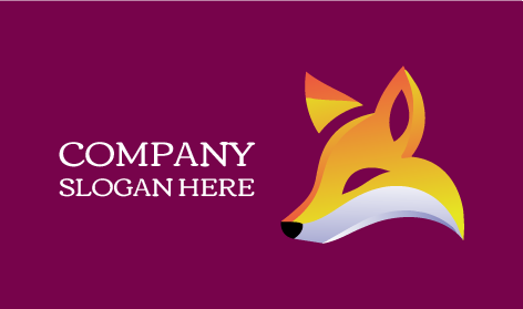 Logotipo De Cara De Raposa Astuta