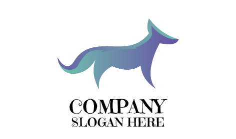 Logotipo Da Raposa Azul Ambulante