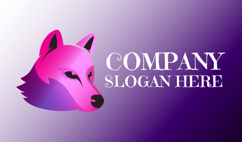 Logotipo Da Raposa Branca Da Neve