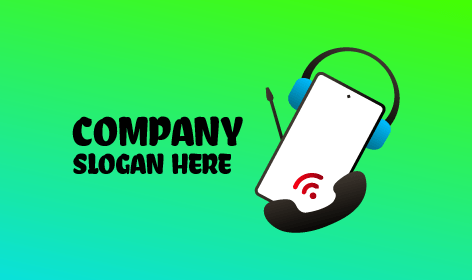 Logotipo Del Dispositivo Del Operador De Llamadas