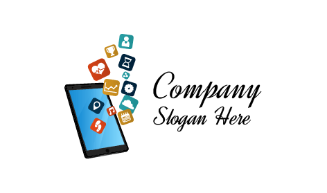 Logotipo De Dispositivo De Aplicación Digital