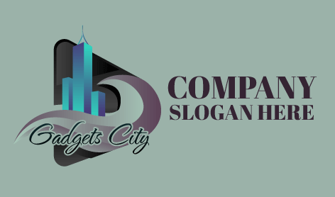 Logotipo Tecnológico De Gadget City