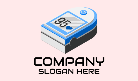 Logotipo Del Dispositivo De Control Del Pulso