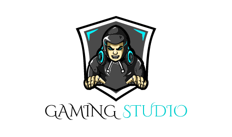 Hooded Player Gaming Ai Logo