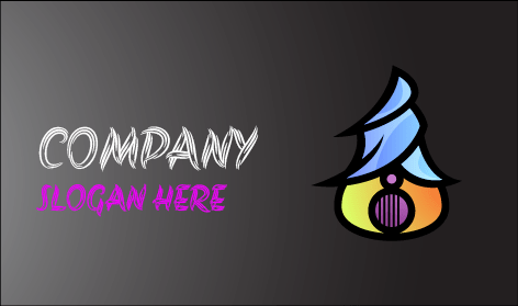 Logotipo Creativo De Cabaña De Jardín