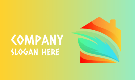 Logotipo Alegre Del Jardín Naranja