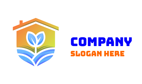 Logotipo Del Jardín De Plantas Oceánicas