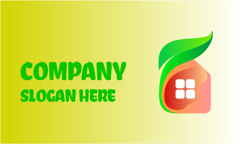 Logotipo Del Jardín De La Casa Naranja