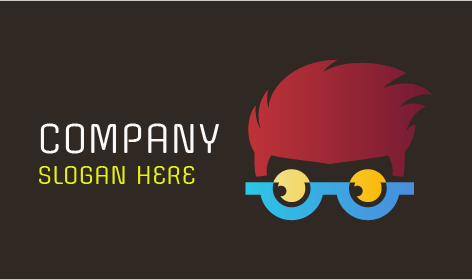 Logotipo De Gafas De Dibujos Animados