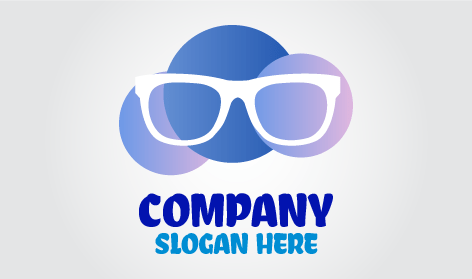 Cerulean Bubble Glasses Logo