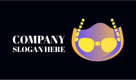 Dotted Temples Glasses Logo