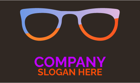 Dual Colored Glasses Logo