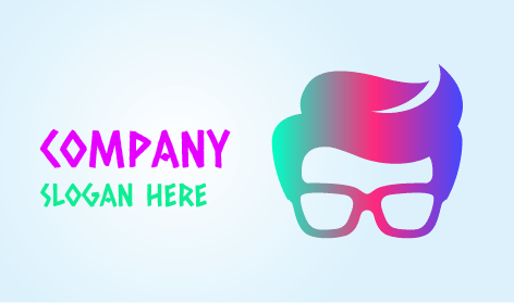 Neon Eyeglasses Logo