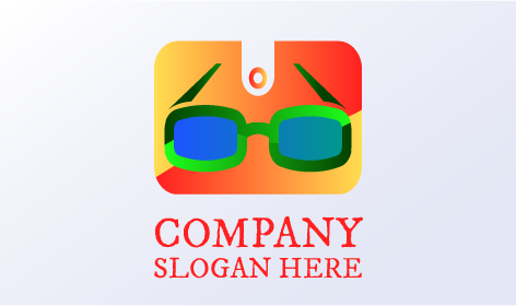 Logo De Lunettes De Portefeuille Orange