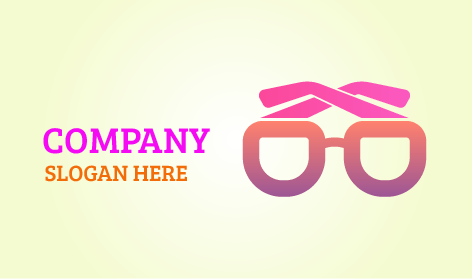 Pink Fashionista Glasses Logo