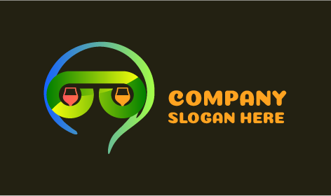 Logo De Verres À Vin Splendides