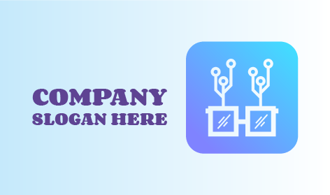 Logo Kacamata Ilmiah Persegi