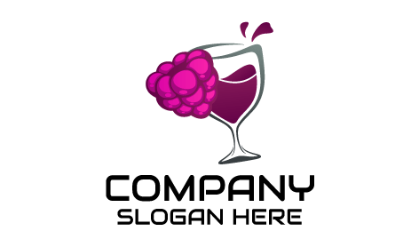 Yummy Grapes Liquor Store Logo