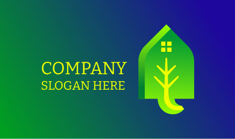 Logo Rumah Pohon Hijau