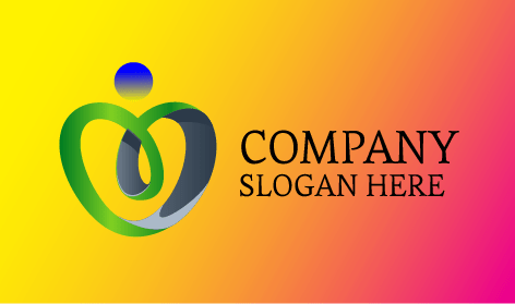 Logotipo de Vegetación en Forma de Corazón