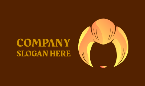 Logo Del Parrucchiere Bob Cut