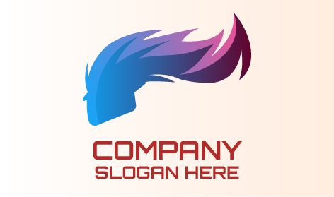 Logotipo De Peluquería De Peinado Clásico