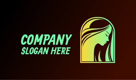 Logotipo De Peluquería Glamurosa De Lujo