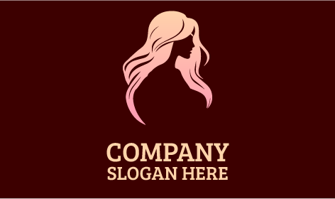Feminine Strands Hairdresser Logo