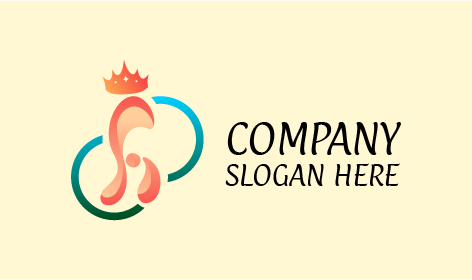 Logo Per Parrucchiere Con Corona Stellata